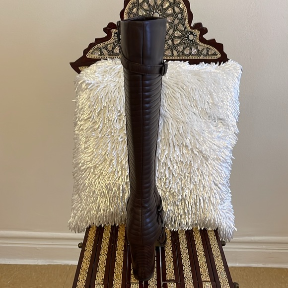 8.5 DARK BROWN knee high boots BRAND NEW - Picture 3 of 8